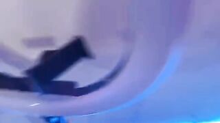 Hot MILF with big boobs washes dishes in sexy lingerie, gets fucked by her stepson
