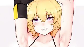 Yang from RWBY is a hungry cumslut in this hot JOI scene