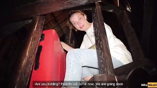 My little stepsister agreed to suck my cock - POV 4K