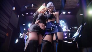 OUT Meet N Greet Part 2 Ahri Evelynn - a hot cartoon porno with scissors play