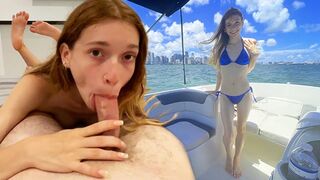 Boat ride with Jessica Marie and intimate action at my place