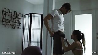 A couple reaches a milestone, celebrating with passionate, intimate sex