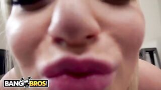 Watch Blake Blossom's big tits bounce up and down as she rides with passion in this steamy POV scene