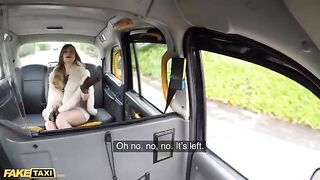 A cute girl got into the taxi, and the cabbie took her to a private place