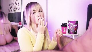 You either suck dick or a cigarette, choose your poison with these seductive babes