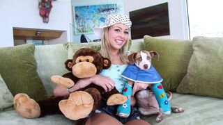 Brunette PAWG Zoey Monroe gets her asshole gapped by a horny Frenchman