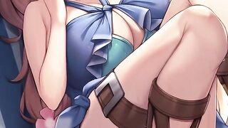 Raphtalia helps out with that sticky penis situation (Hentai JOI)