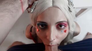 The best butt plug action with a sexy alternative Harley Quinn