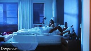 The Goddess Elena Koshka has an intense MMF fantasy in Deeper