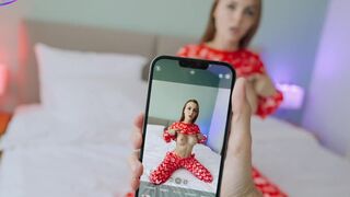 She asked for photos, but the boy took things further
