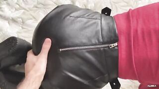 The bad girl got cum on her clothes for sex