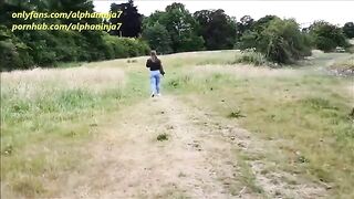 A riskier sex adventure in the park with a thrilling finish alphaninja7