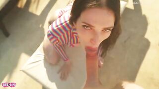 This girl really wants to get a creampie very badly