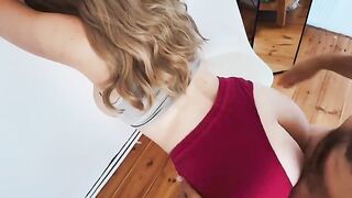 He grabbed my pants and we had passionate sex