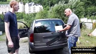 Outdoor Sex with a Guy and His Pretty Friend