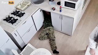 The locksmith came and the husband forgot to pay him, that’s why he fucked her