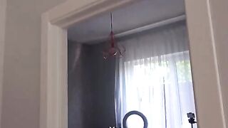 A nimble girl fucked an electrician in the mall