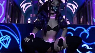 3D Hentai: League of Legends compilation with Ahri and Akali’s uncensored action