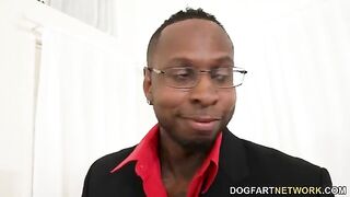 Payton Preslee's wedding turns into a hardcore interracial threesome