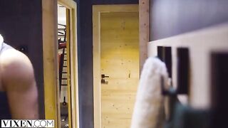 Petite ski bunny Sonya gets fucked in the Alps