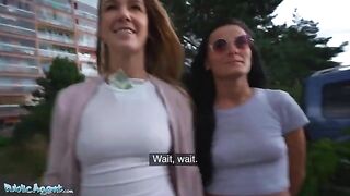 Public Agent finds perfect match for a threesome in basement