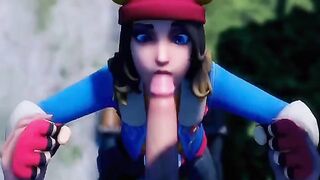 Compilation of blowjobs from hot Fortnite girls