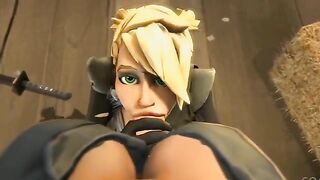 Compilation of blowjobs from hot Fortnite girls
