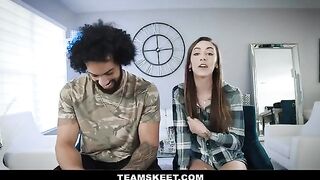 The pretty woman fucks with her boyfriend in different poses
