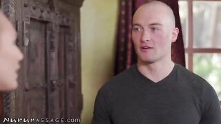 AJ Applegate gets naughty with her BFF’s stepbrother in a steamy shower scene