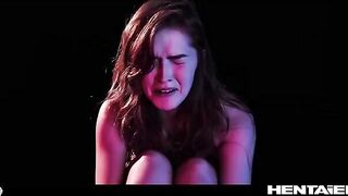 Redhead Jia Lissa gets her holes filled by Area 51 aliens