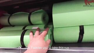 Help me choose a yoga mat for a later sweaty session?