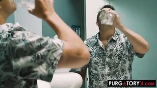 Two eye openings for Donnie Rock and Jazlyn Ray in a thrilling foursome