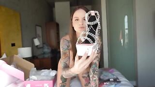This See Through Lingerie Try On Haul got me, Natasha Kirsten in BIG trouble