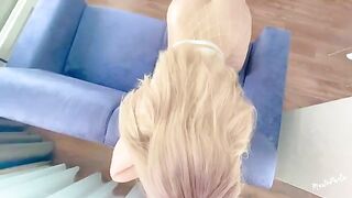 The sexy stepsister Paola again fucked by a fat dick in POV