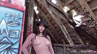 Public casting with Jessy Jey for hardcore anal sex