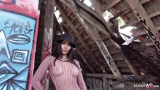 Public casting with Jessy Jey for hardcore anal sex