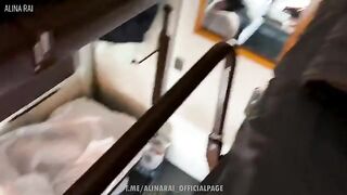 A stepmother is getting fucked by her stepson in a steamy homemade video