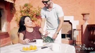 Anissa Kate enjoys sensual holiday sex with a hung stud