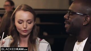 Sweet Sia takes the whole big black stick of Joss in her tight pussy