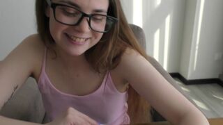The naughty bookworm learned the secrets of human anatomy from a detailed source