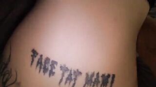 The couple has a passionate and rough sex session