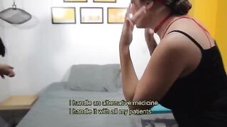 The doctor gave Salome Gil a passionate treatment with a strapon for her condition