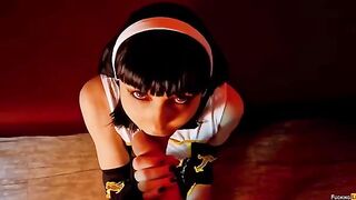 Nun came to pray for my soul on Halloween night, but she got fucked