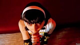 Nun came to pray for my soul on Halloween night, but she got fucked