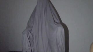 Ghost scares me on my room and fucks me, big ass zombie Halloween