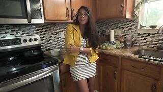 My stepmom squirts me a mouthful when my dad's not around