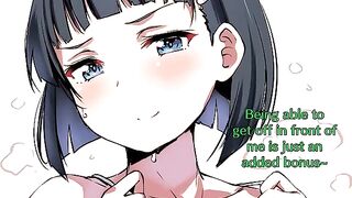 Leafa Suguha's big tits anime hentai joio action