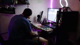 A hot gamer girl gets her pussy smashed while playing Destiny 2, showcasing raw passion