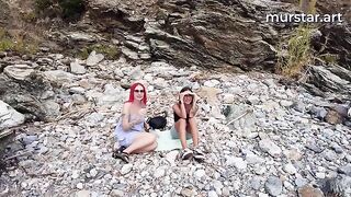 Bloggers arranged for sex with inexperienced girls in a daring spot