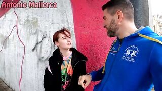 Submissive Russian babe picked up on the street for sex